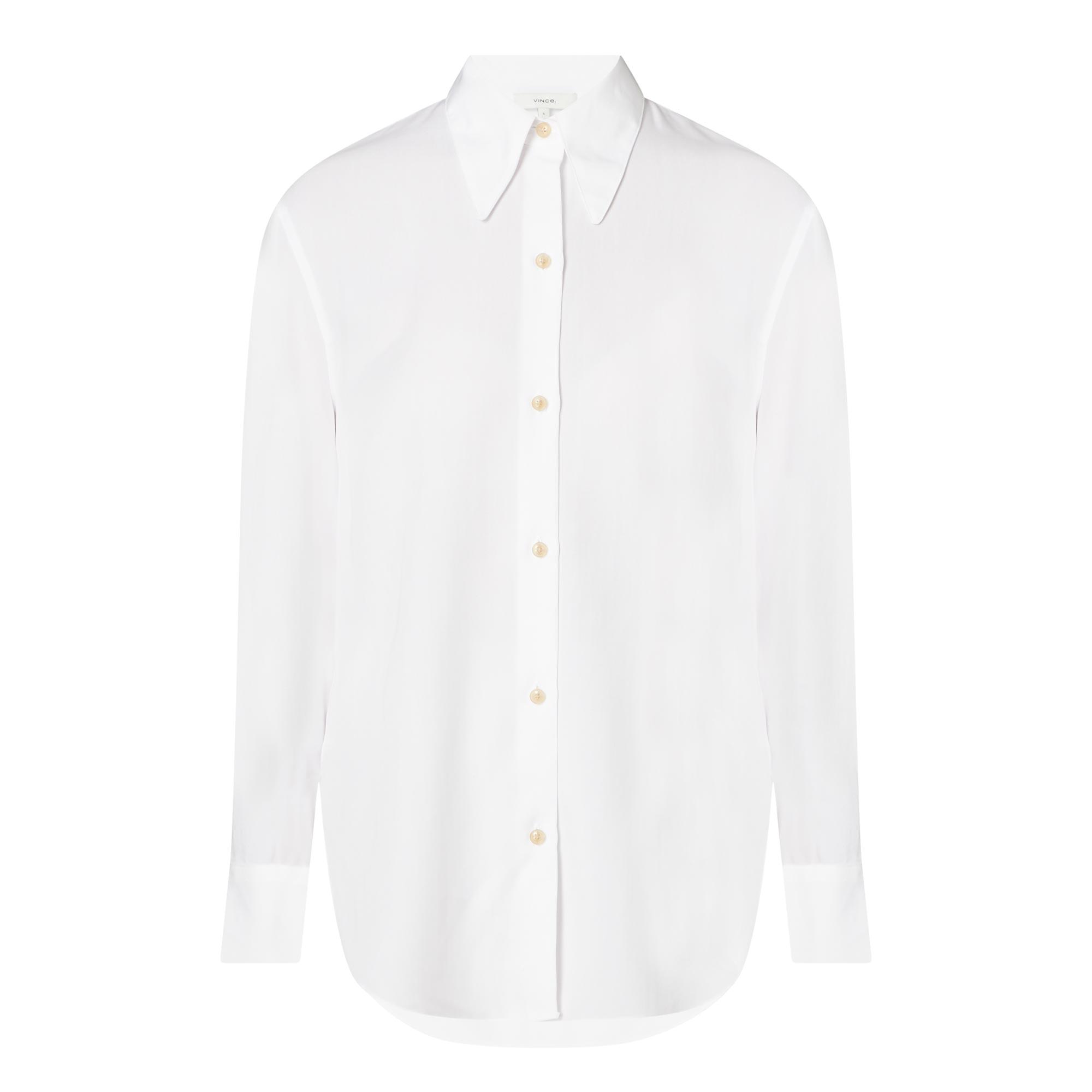 Long Collar Cotton Shirt